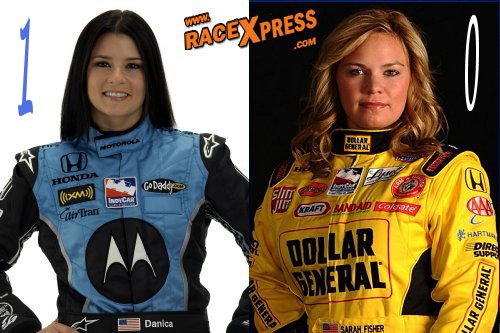 The battle of the babes: Danica Patrick deelt harde tik uit aan Milka en Sarah